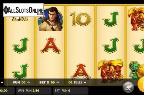 Win screen. Sun Archer from JDB168