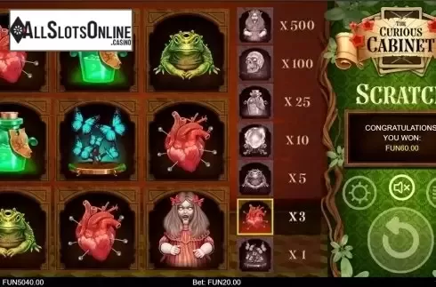 Game workflow . The Curious Cabinet Scratch from IronDog
