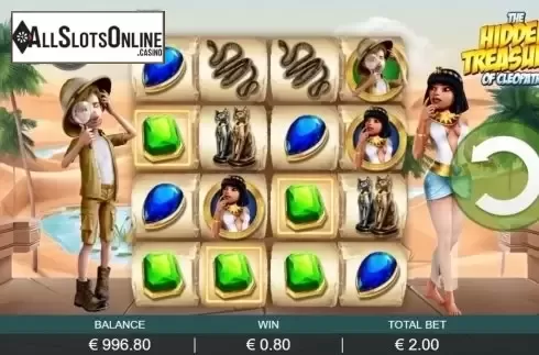 Win Screen 1. The Hidden Treasure of Cleopatra from Probability Jones