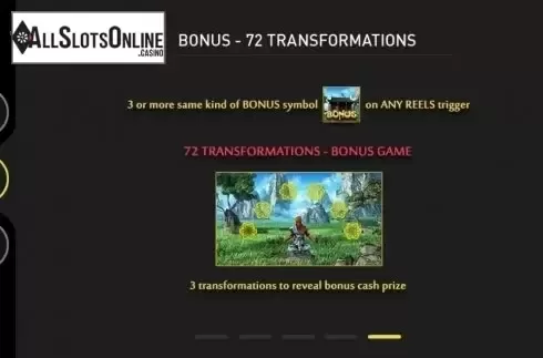 Paytable 4. The Monkey King (GamePlay) from GamePlay