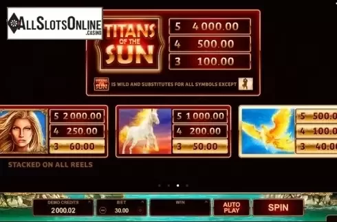 Screen4. Titans of the Sun Theia from Microgaming