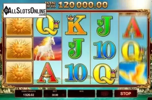 Screen8. Titans of the Sun Theia from Microgaming