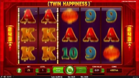 Twin Happiness slot screenshot 3