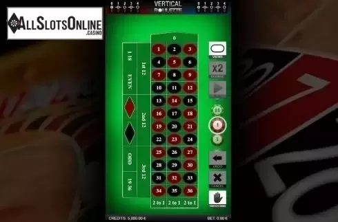 Game Screen 1. Vertical Roulette from GAMING1