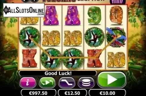 Win Screen. Volcano Eruption Mini from NextGen