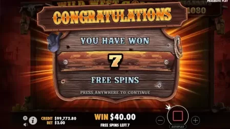 Wild West Gold Megaways slot screenshot 4