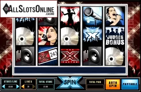 Game Workflow screen. X Factor from Ash Gaming