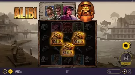 Alibi slot screenshot 2