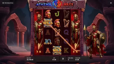 Athena VS Ares slot screenshot 4