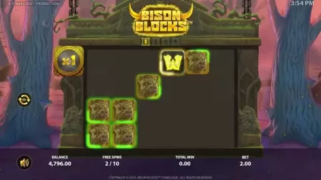 Bison Blocks slot screenshot 4