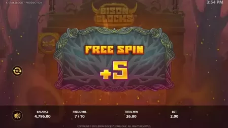 Bison Blocks slot screenshot 5