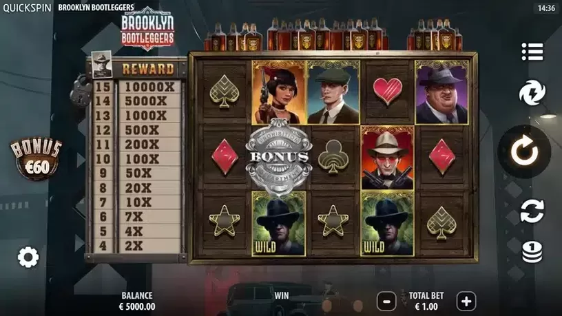 Brooklyn Bootleggers slot screenshot 1