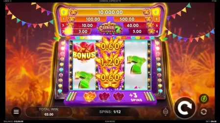 Carnival Express 7s slot screenshot 3