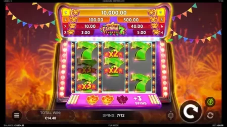Carnival Express 7s slot screenshot 5