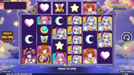 Celestial Sisters Megaways slot screenshot 1