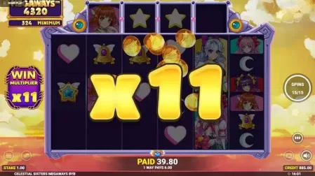 Celestial Sisters Megaways slot screenshot 6