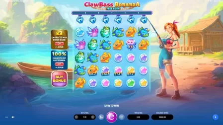 ClawBass Bonanza: Free Rush slot screenshot 1