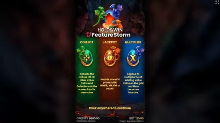 Dragon Egg slot screenshot 3