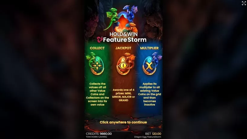 Dragon Egg slot screenshot 3