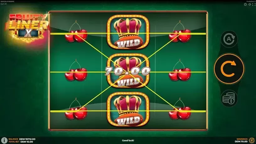 Fruityliner X slot screenshot 4