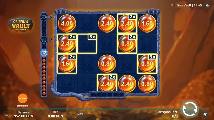 Griffin's Vault slot screenshot 5