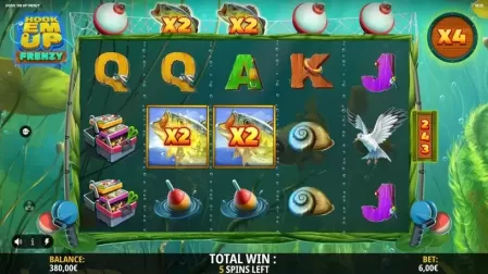 Hook'em Up Frenzy slot screenshot 5