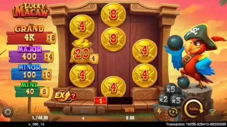 Lucky Macaw slot screenshot 4