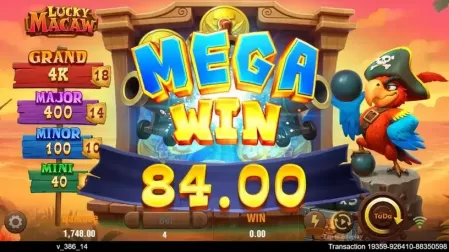 Lucky Macaw slot screenshot 5