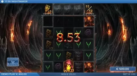 Nightmaker slot screenshot 5