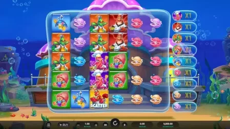 Octo’s Crab Shack slot screenshot 1