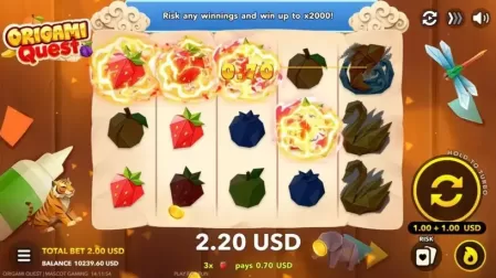 Origami Quest slot screenshot 4