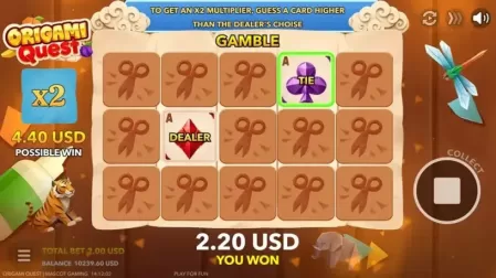 Origami Quest slot screenshot 5