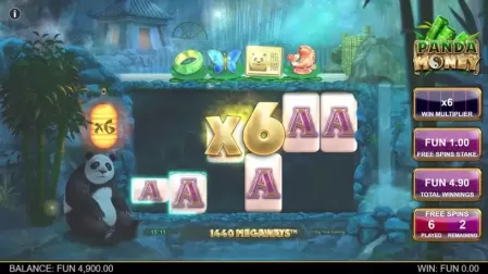 Panda Money Megaways slot screenshot 5