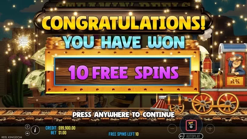 Steamin’ Reels slot screenshot 3