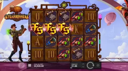Steamrunners slot screenshot 2