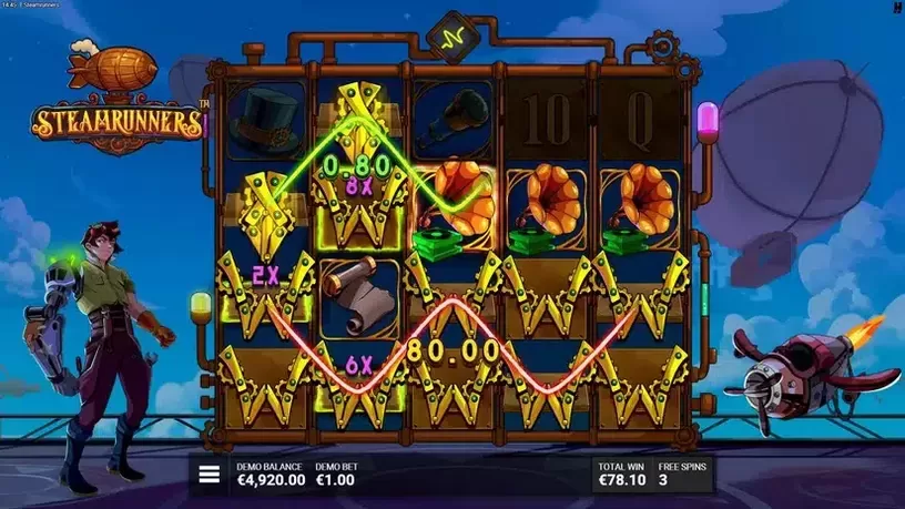 Steamrunners slot screenshot 6