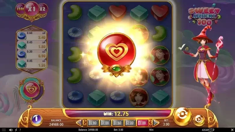 Sweet Alchemy 100 slot screenshot 2