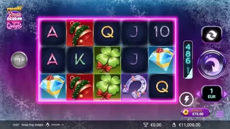 XmasPop Delight slot screenshot 1