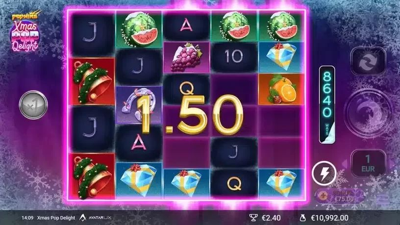 XmasPop Delight slot screenshot 3