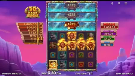 10 Cash Bisons slot screenshot 5