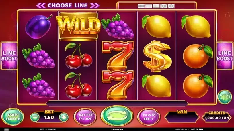 5 Boost Hot slot screenshot 1