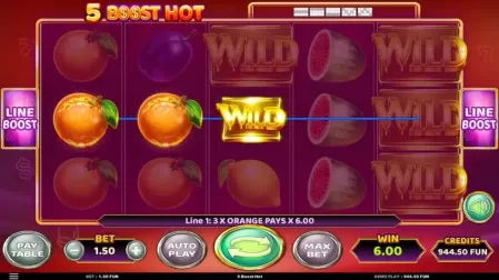 5 Boost Hot slot screenshot 4