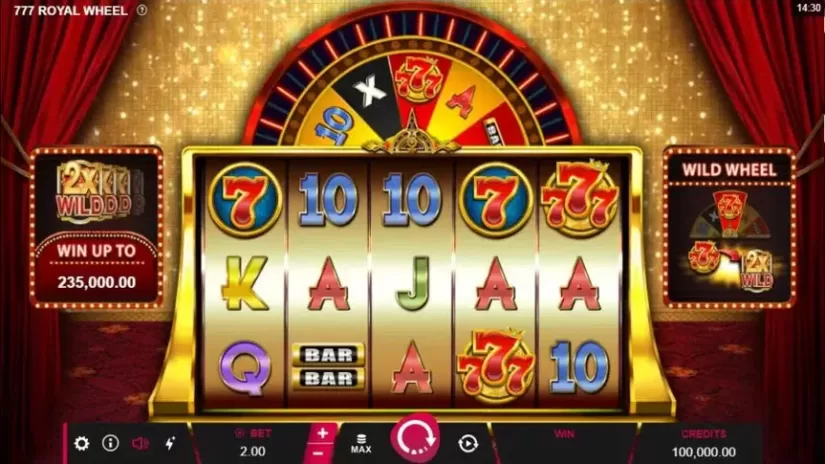 777 Royal Wheel slot screenshot 1