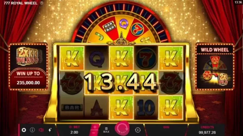 777 Royal Wheel slot screenshot 3
