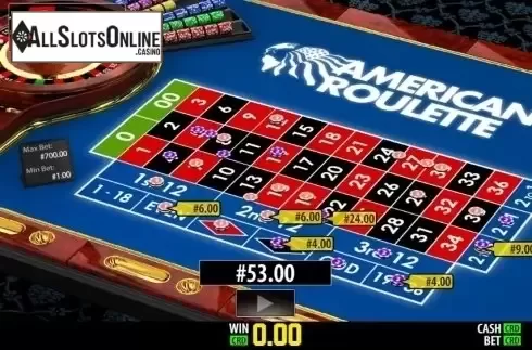 Game Screen 2. American Roulette Pro (World Match) from World Match