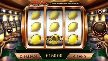 Amigo Bronze Classic slot screenshot 2
