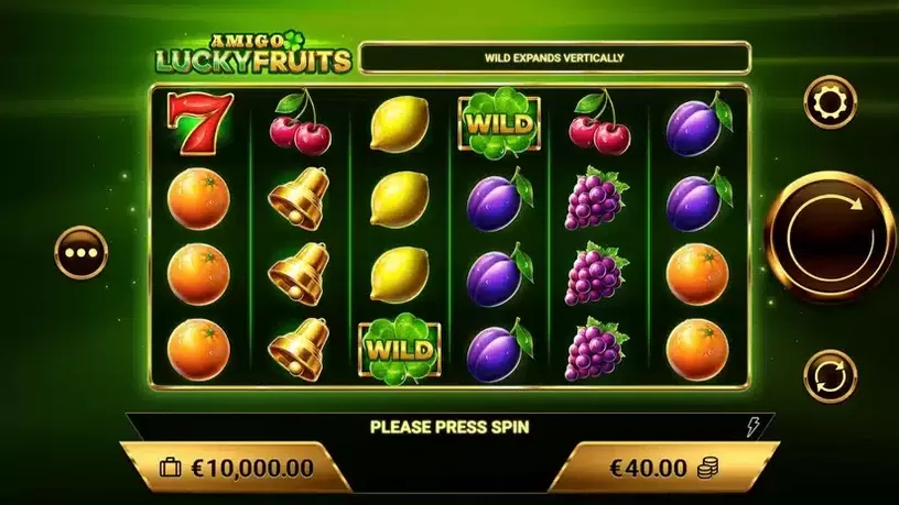 Amigo Lucky Fruits slot screenshot 1