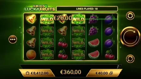 Amigo Lucky Fruits slot screenshot 5