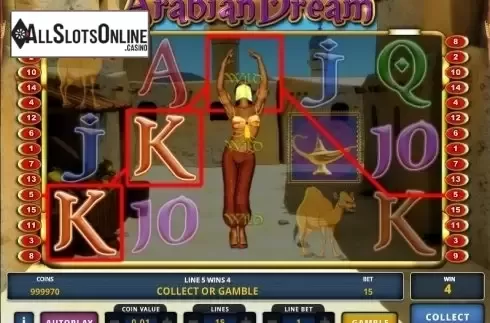 Screen 2. Arabian Dream 2016 from Zeus Play