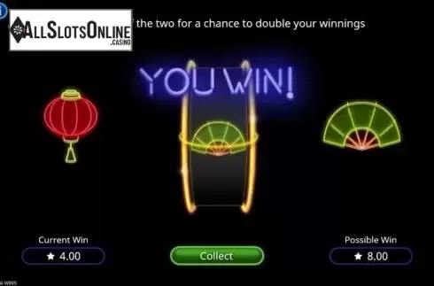 Gamble screen. Asia Wins from Booming Games